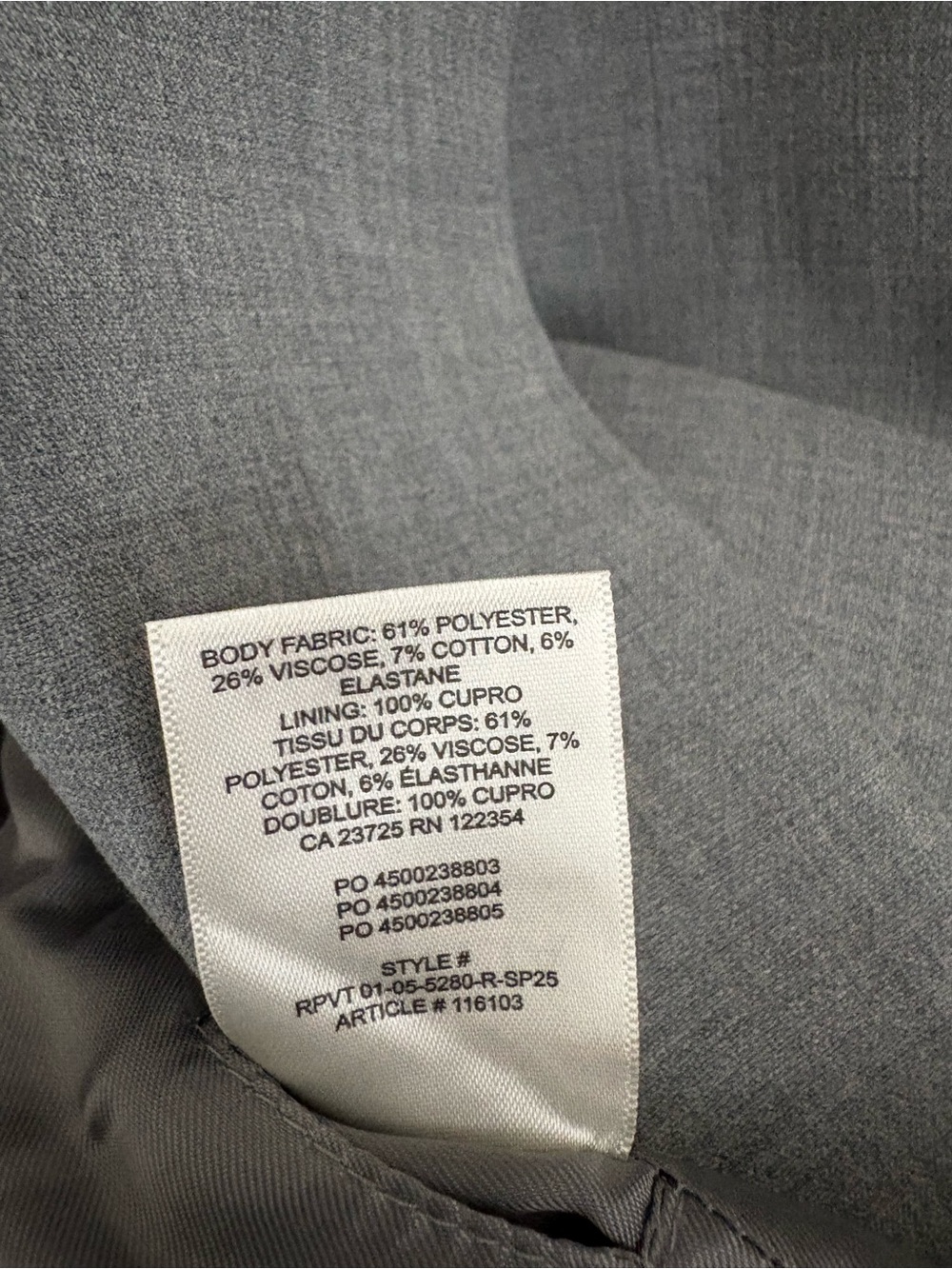 Aritzia Babaton The Slouch Coat in Light Gray - Picture 7 of 8